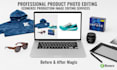 flat lay image editing and retouching