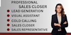 high ticket sales closer lead generation cold calling visual asisstant