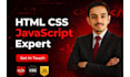 build a responsive website using HTML CSS and javascript