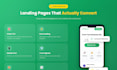 create an animated landing page that converts
