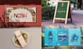 design print ready flyers, banners, and packaging designs