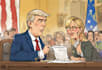 do a political cartoon art