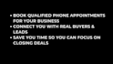 book phone call appointments for your local service business