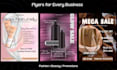 design modern professional flyer