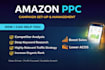 setup and optimize amazon ppc compaign  low acos high ranking