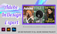 magazine design, magazine layout, catalog design, brochure using adobe indesign