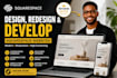 build squarespace business website redesign squarespace SEO website development