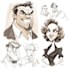 draw cartoons and caricatures