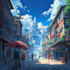 draw anime background and environment art