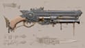 create weapon design and illustration