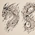 create a professional tribal tattoo design