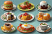draw food and drink vector illustrations from photos