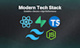 develop your professional react website or mvp fast