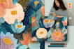 design a seamless surface pattern print