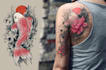 make a traditional japanese irezumi tattoo
