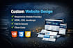 design and develop a modern responsive website