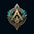 create a fantasy, rpg, nft or sci fi game logo using