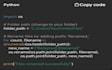 debug python scripts, fix errors and build automation tools