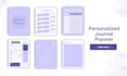 design journal planner custom digital journal planner