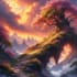 digitally paint fantasy landscape