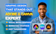 design high quality graphics and be your adobe express designer for canva
