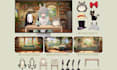 draw vtuber assets, background, vtuber props in anime style for live2d streaming