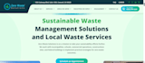 design a professional medical waste disposal website