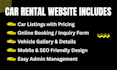 build a car rental website with online booking and payment system