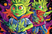 make trippy, psychedelic, surreal, illustrations designs