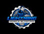 design luxury mobile media blasting logo