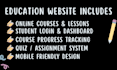 build an elearning lms website with online courses and payments