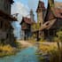 design 2d game concept art background and environment