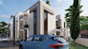 remodel row houses, luxury homes render, duplex design, property development cgi