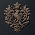 design heraldic, modern luxury logo with hand drawing