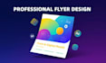 create eye catching business flyer design