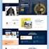 design a responsive HTML CSS landing page