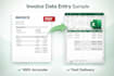 do PDF to excel data entry and conversion