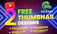 design professional youtube thumbnails design, boost CTR