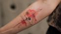 custom an abstract black tattoo design