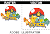 illustrate any image and redraw logo in 24 hour