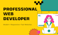 be you full stack web developer with fast output