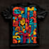 design custom typography t shirts, print ready