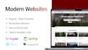 develop full stack web apps with angular and spring boot