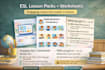 create esl teaching materials worksheets and slides in canva