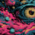 create magical abstract art, psychedelic, cubism digital artist