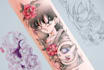 make anime tattoo design