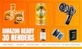 design 3d amazon listing images and 3d product rendering for amazon