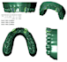design custom gem set grillz cad from your teeth scan
