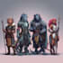 make dnd character, fantasy character, dnd party