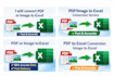 convert PDF to excel, scan pages to excel, google sheet